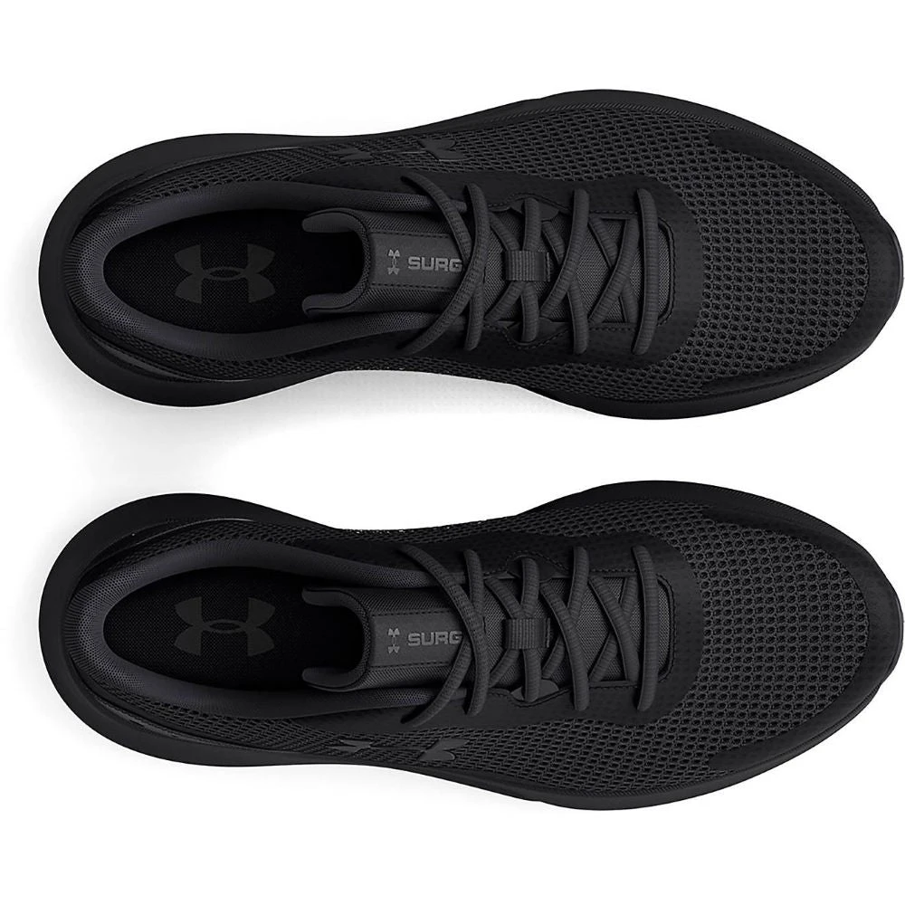 'Under Armour' Men's Surge 3 - Black / Black 2 'Under Armour' Men's Surge 3 - Black / Black - Image 2