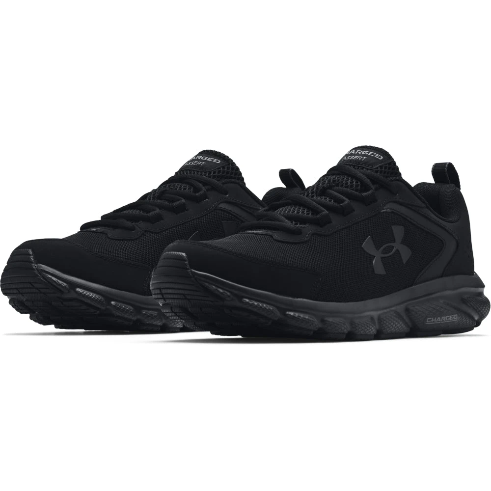 'Under Armour' Men's Charged Assert - Black / Black 4 'Under Armour' Men's Charged Assert - Black / Black - Image 4
