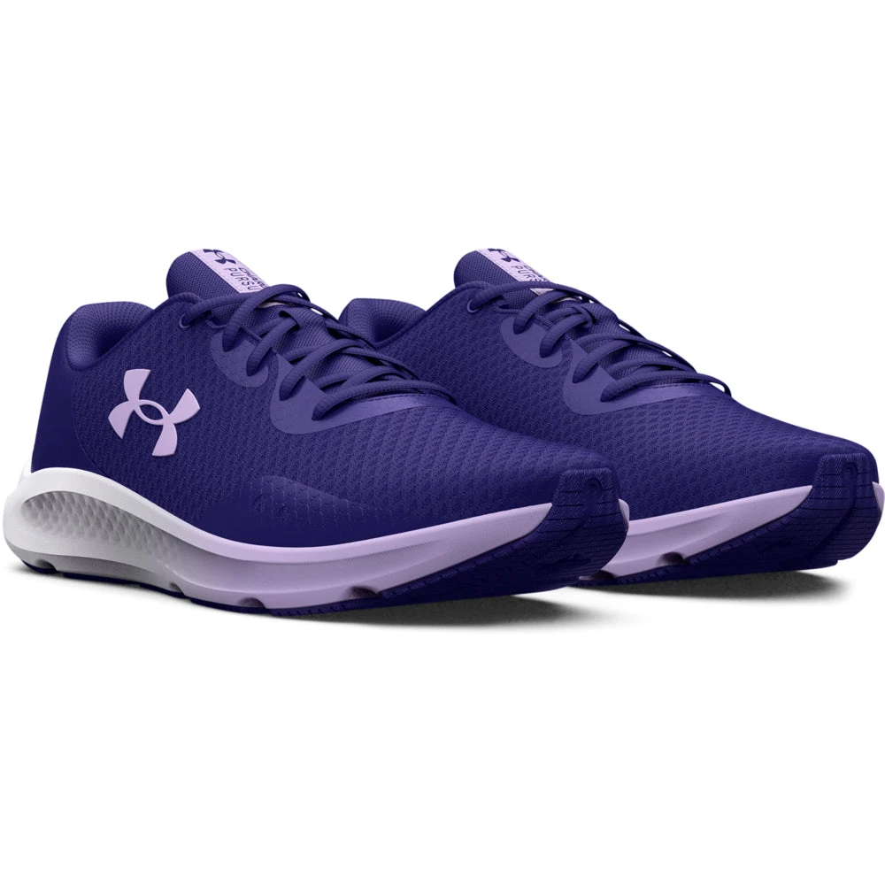 'Under Armour' Women's Charged Pursuit 3 - Sonar Blue / Nebula Purple 4 'Under Armour' Women's Charged Pursuit 3 - Sonar Blue / Nebula Purple - Image 4