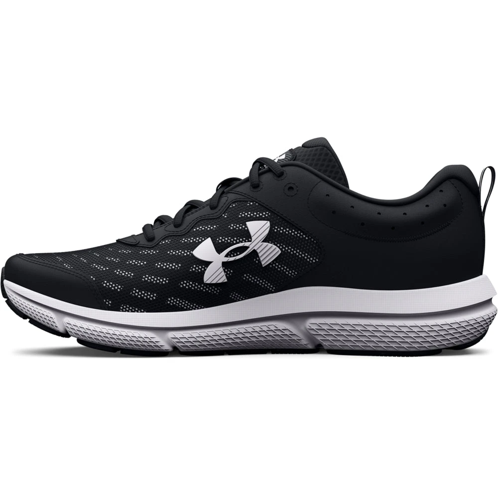 'Under Armour' Men's Charged Assert 10 - Black / White (Extra Wide) 5 'Under Armour' Men's Charged Assert 10 - Black / White (Extra Wide) - Image 5
