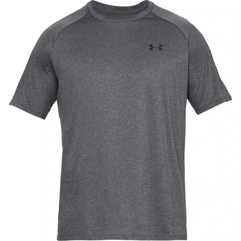 'Under Armour' Men's Tech 2.0 Tee - Carbon Heather 4 'Under Armour' Men's Tech 2.0 Tee - Carbon Heather - Image 4