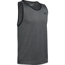 'Under Armour' Men's Tech 2.0 Tank - Pitch Gray / Black