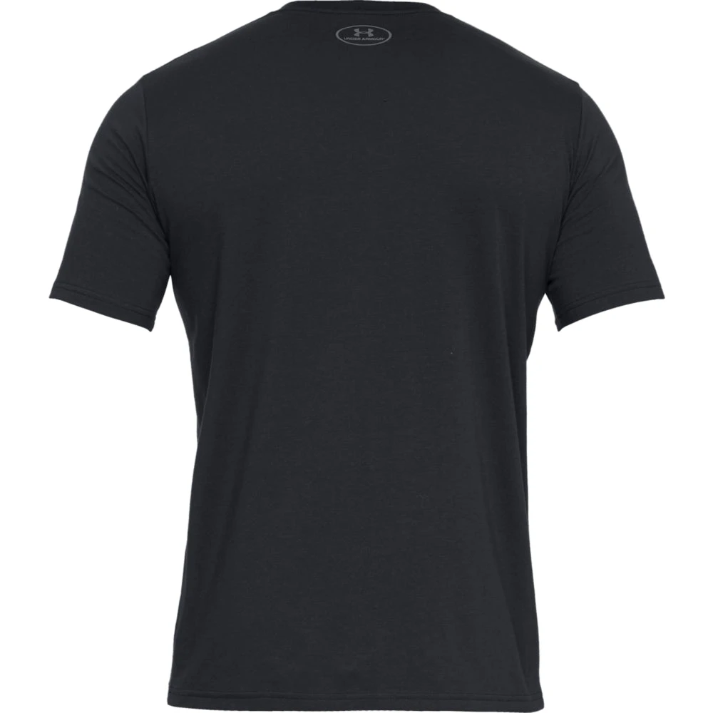 'Under Armour' Men's Boxed Sportstyle T-Shirt - Black / Graphite 5 'Under Armour' Men's Boxed Sportstyle T-Shirt - Black / Graphite - Image 5
