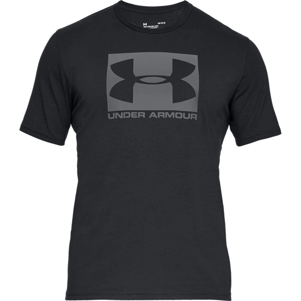 'Under Armour' Men's Boxed Sportstyle T-Shirt - Black / Graphite 4 'Under Armour' Men's Boxed Sportstyle T-Shirt - Black / Graphite - Image 4