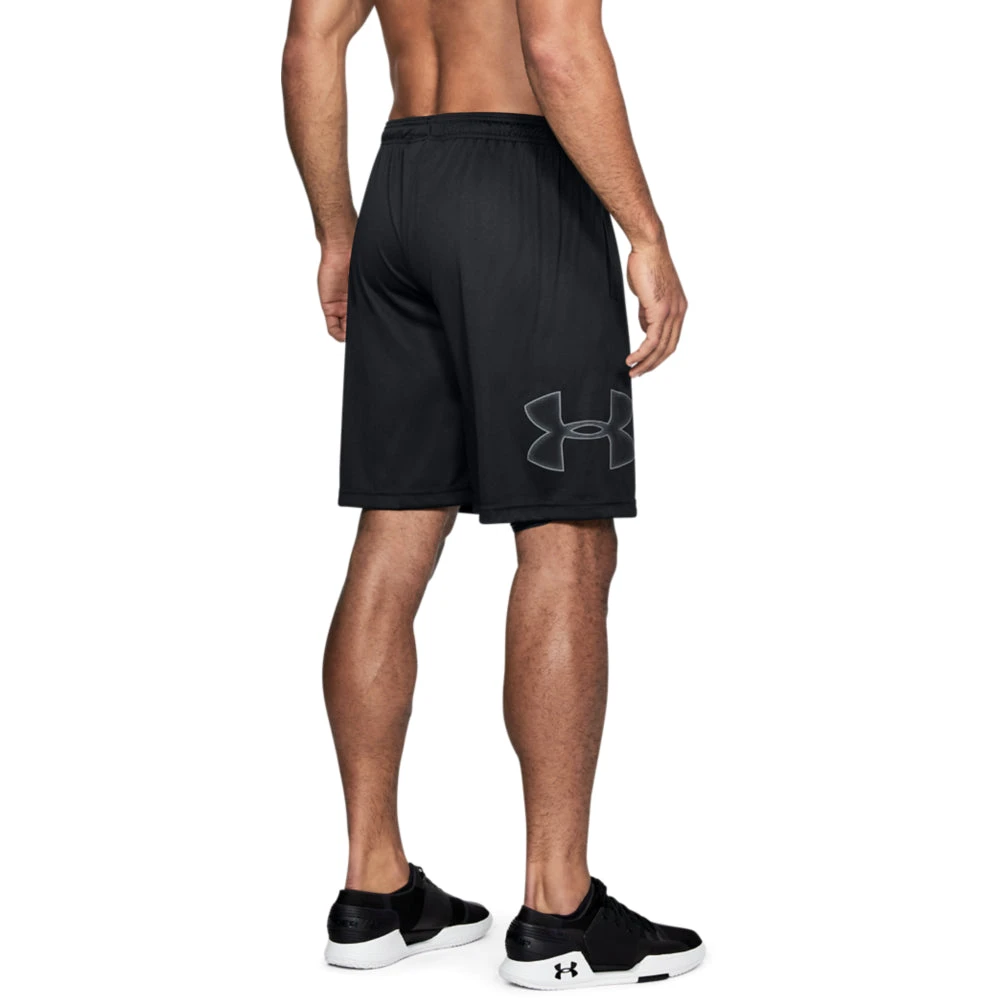'Under Armour' Men's Tech Graphic Shorts - Black 3 'Under Armour' Men's Tech Graphic Shorts - Black - Image 3
