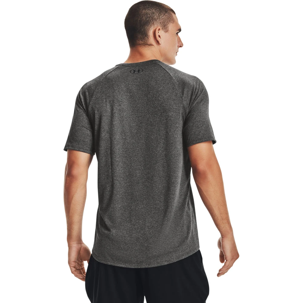 'Under Armour' Men's Tech 2.0 Tee - Carbon Heather 2 'Under Armour' Men's Tech 2.0 Tee - Carbon Heather - Image 2