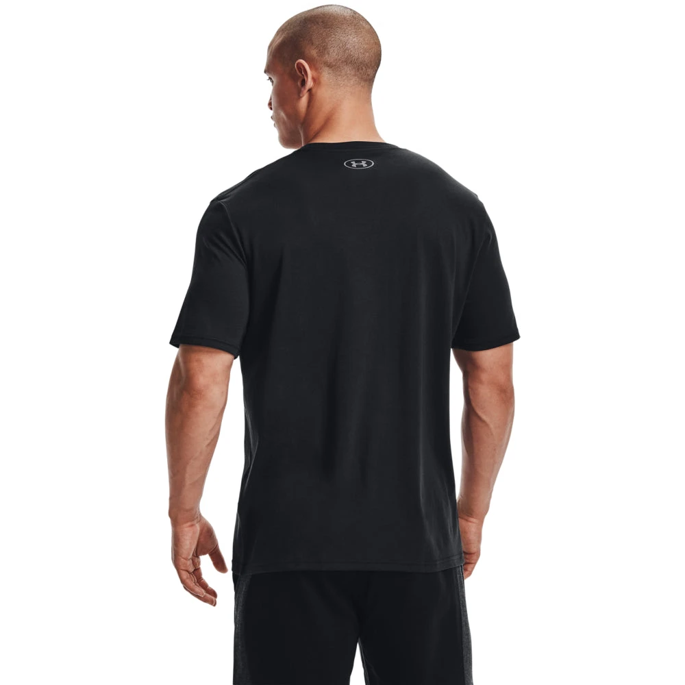 'Under Armour' Men's Boxed Sportstyle T-Shirt - Black / Graphite 2 'Under Armour' Men's Boxed Sportstyle T-Shirt - Black / Graphite - Image 2