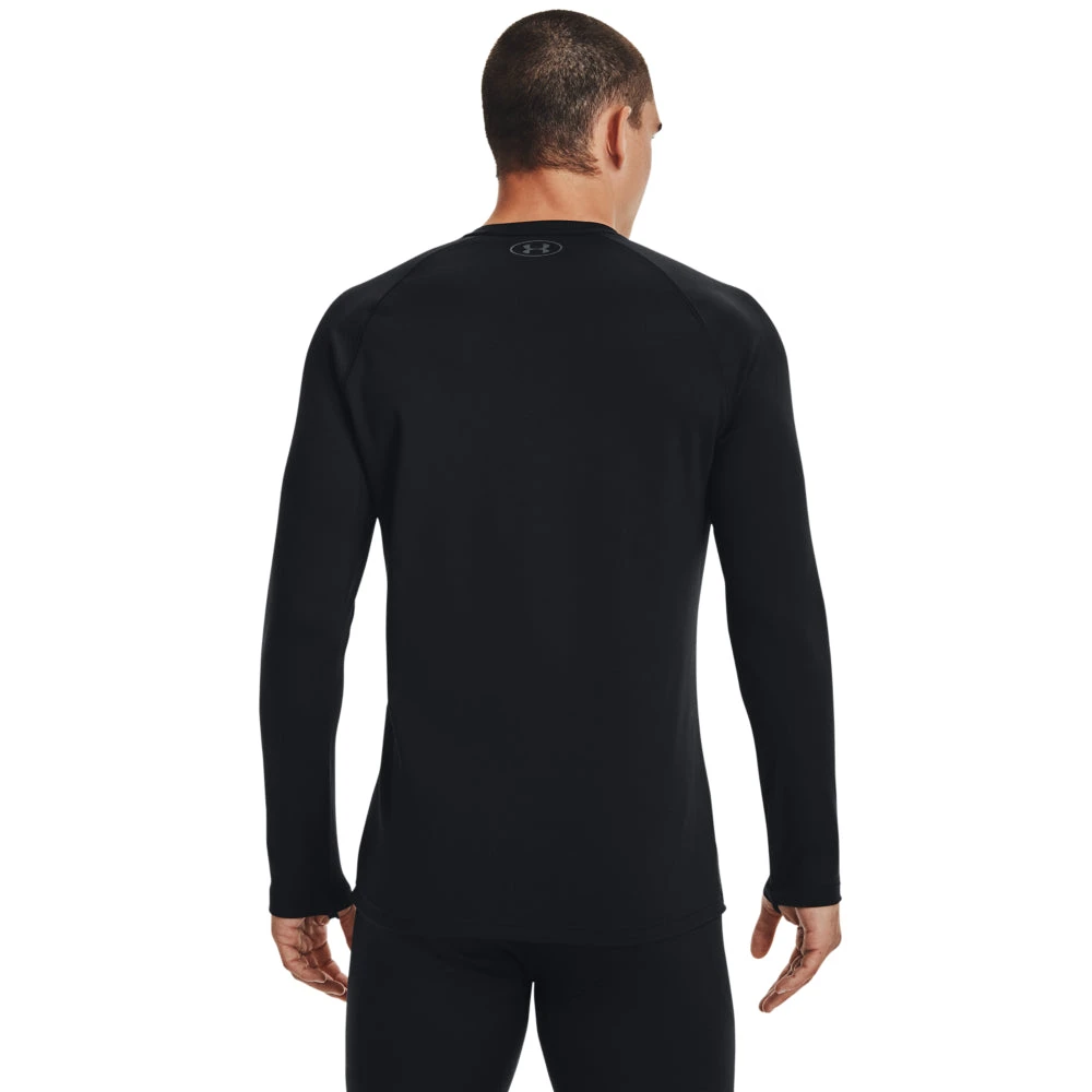 'Under Armour' Men's ColdGear® 3.0 All Season Baselayer Crew - Black 2 'Under Armour' Men's ColdGear® 3.0 All Season Baselayer Crew - Black - Image 2