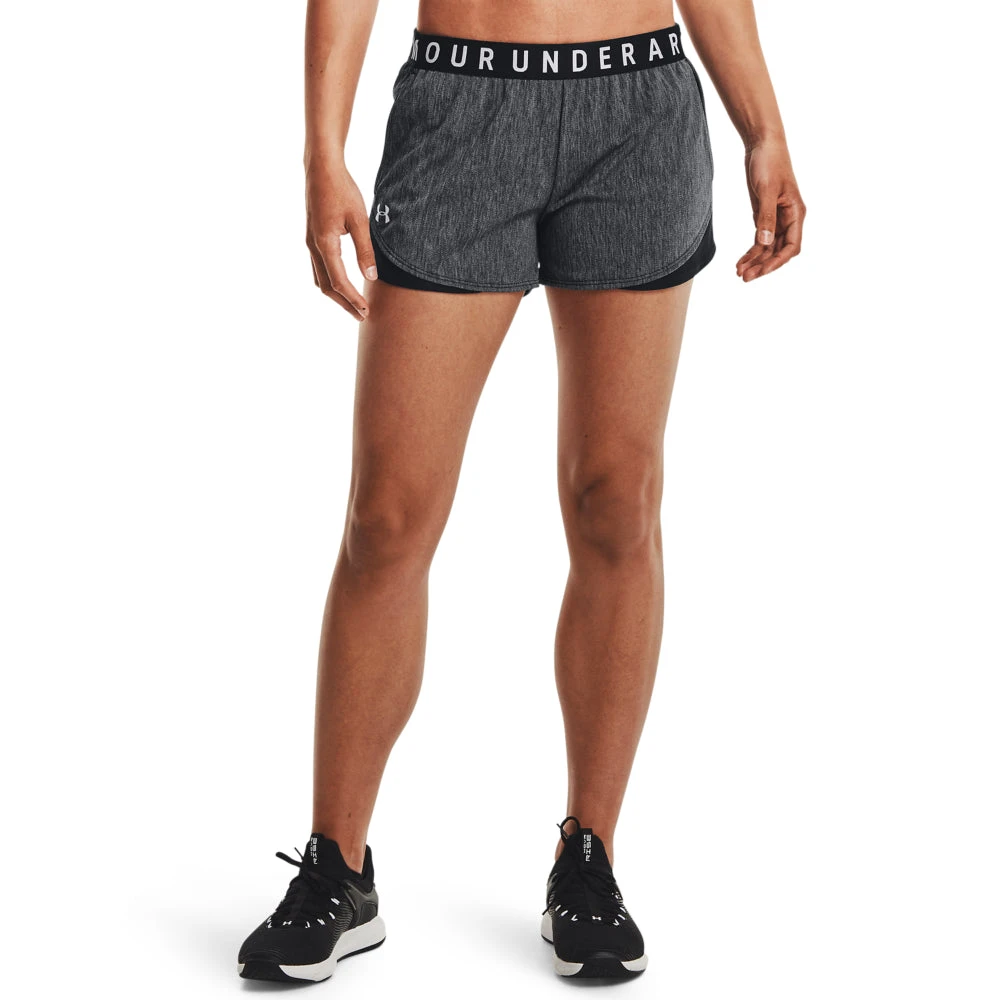 'Under Armour' Women's Play Up Twist Shorts 3.0 - Black 2 'Under Armour' Women's Play Up Twist Shorts 3.0 - Black - Image 2
