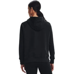 'Under Armour' Women's Rival Fleece Logo Hoodie - Black / White 5 'Under Armour' Women's Rival Fleece Logo Hoodie - Black / White -Under Armour Sales s7.V5 1356318 001 BC 1024x1024@2x