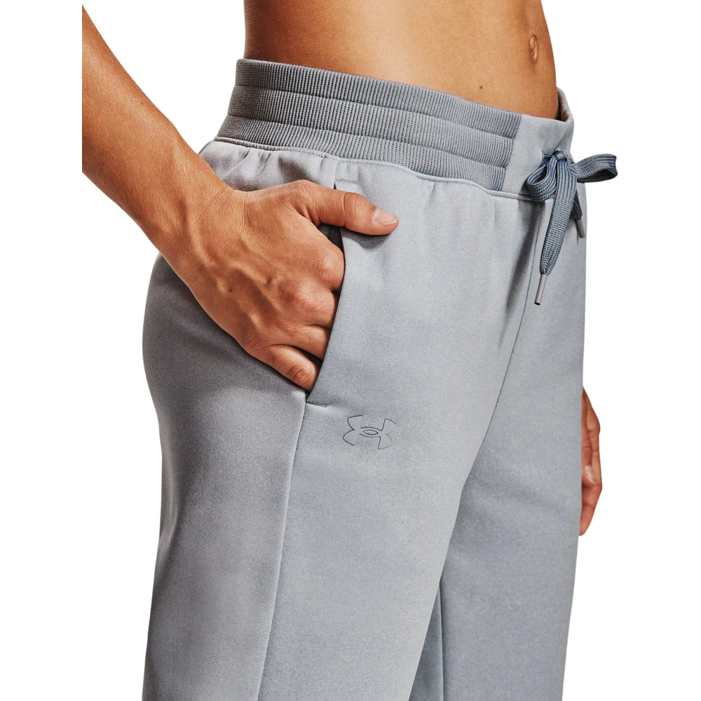 'Under Armour' Women's Armour Fleece Joggers - Steel Medium Heather 4 'Under Armour' Women's Armour Fleece Joggers - Steel Medium Heather - Image 4