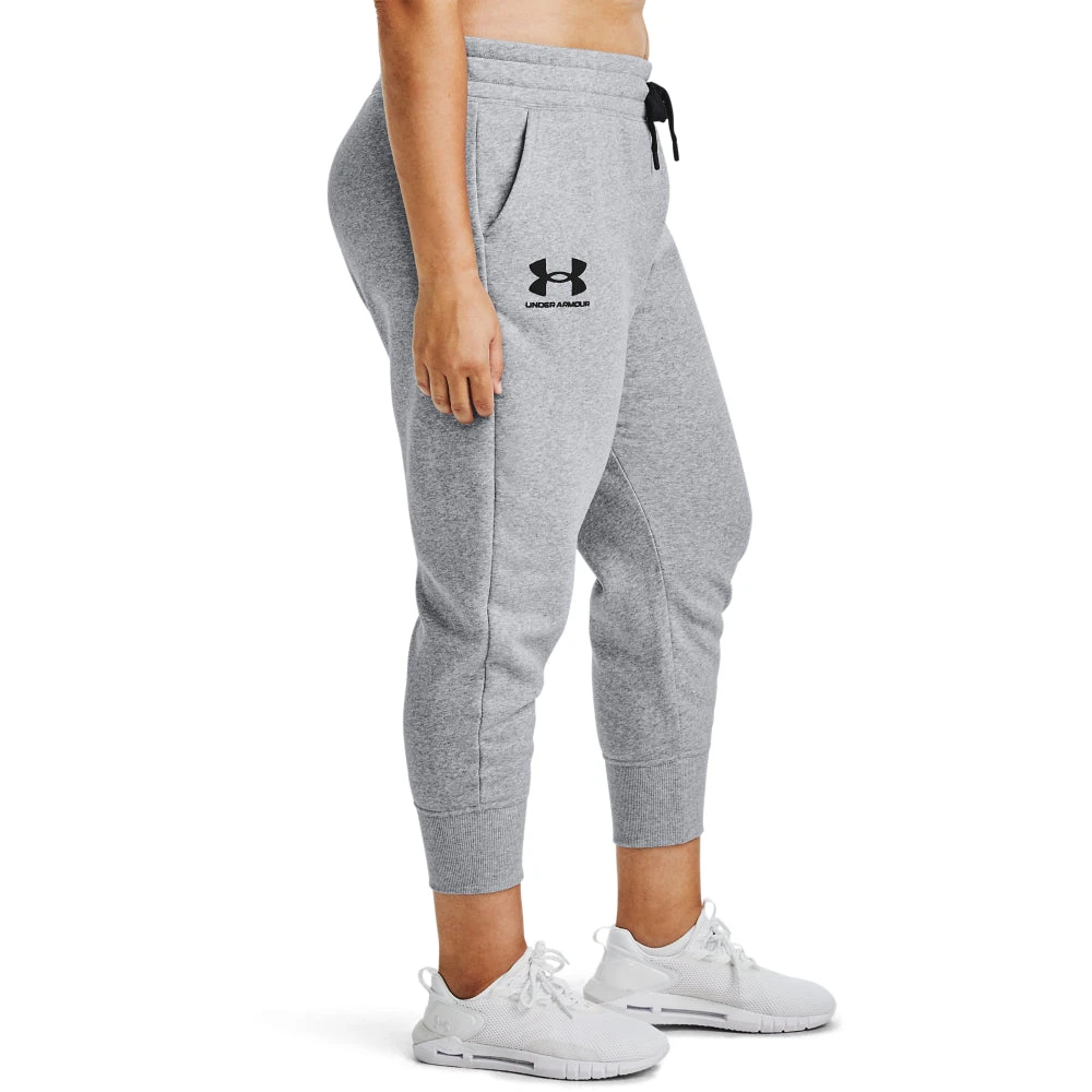 'Under Armour' Women's Rival Fleece Joggers - Steel Medium Heather (ext. Sizes) 3 'Under Armour' Women's Rival Fleece Joggers - Steel Medium Heather (ext. Sizes) - Image 3