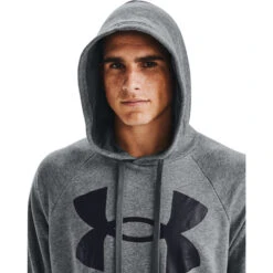 'Under Armour' Men's Rival Fleece Big Logo Hoodie - Pitch Grey -Under Armour Sales s7.V5 1357093 012 HOOD d69cfcf2 2088 41b1 a34f e150ea0826c4 1024x1024@2x