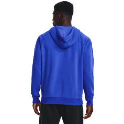 'Under Armour' Men's Rival Fleece Big Logo Hoodie - Versa Blue / Onyx White -Under Armour Sales s7.V5 1357093 486 BC 1024x1024@2x