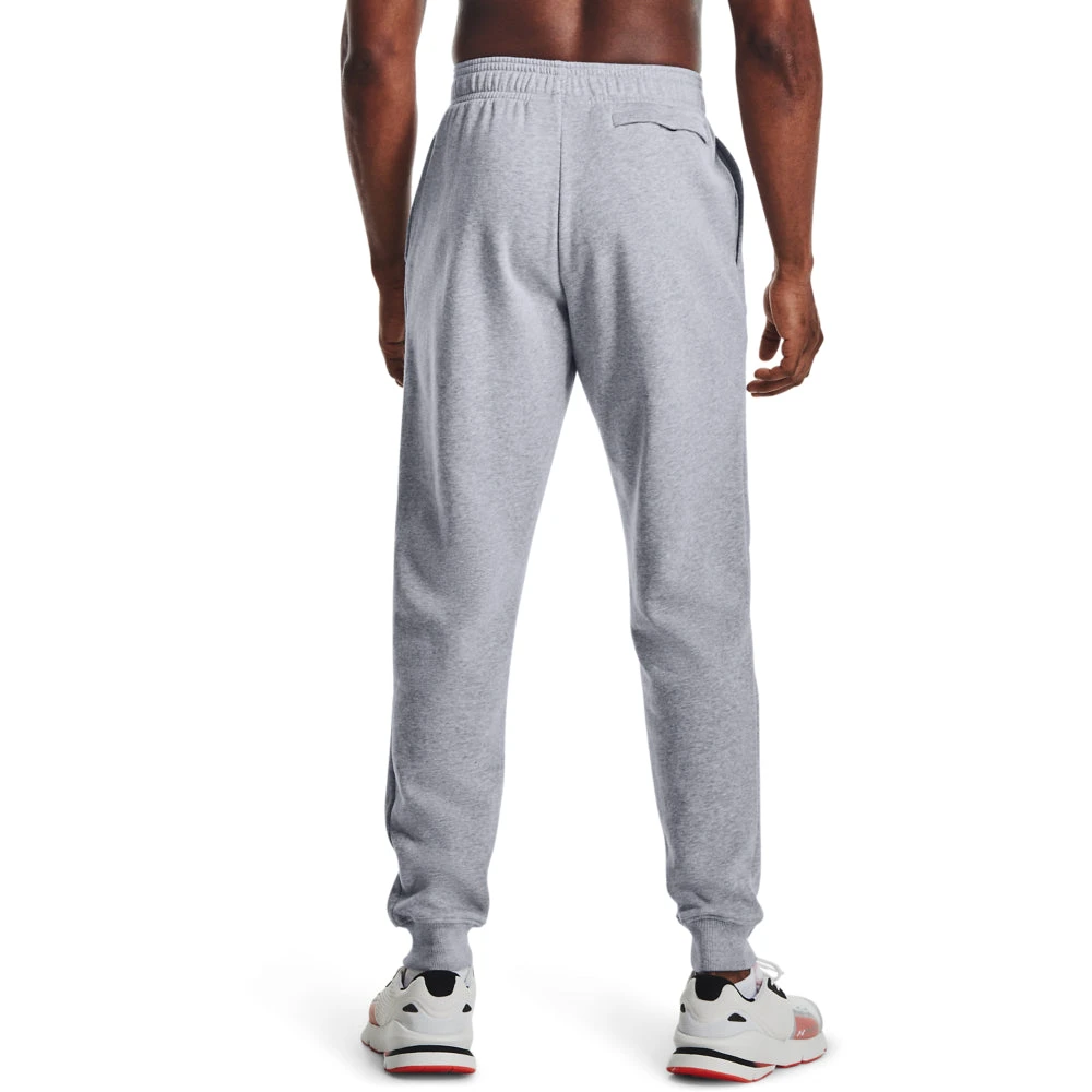 'Under Armour' Men's Rival Fleece Joggers - Mod Grey Light Heather 3 'Under Armour' Men's Rival Fleece Joggers - Mod Grey Light Heather - Image 3