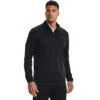 'Under Armour' Men's 1/2 Zip Fleece - Black