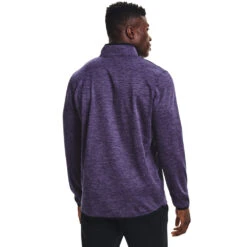 'Under Armour' Men's 1/2 Zip Fleece - Twilight Purple / Black -Under Armour Sales s7.V5 1357145 500 BC 1024x1024@2x