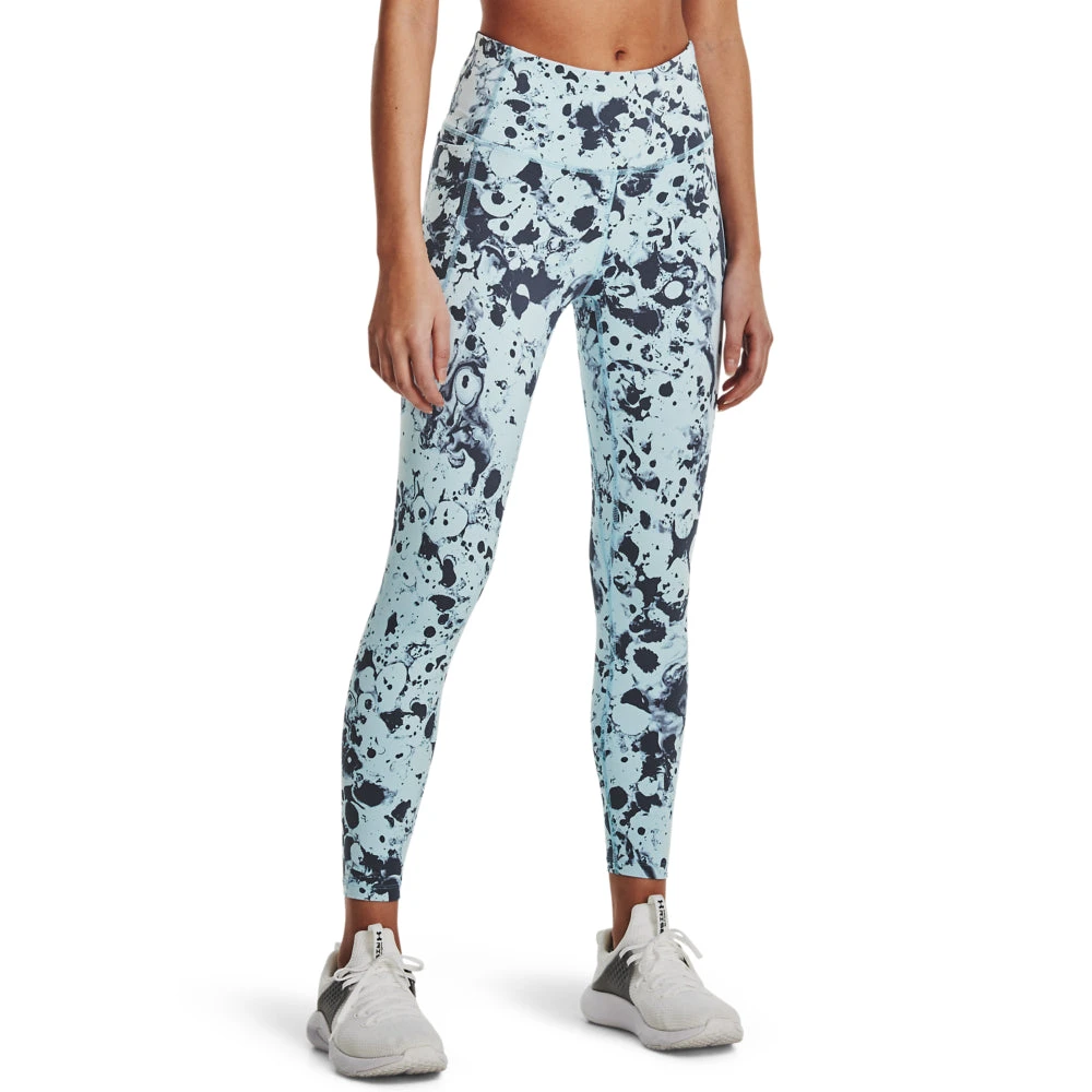 'Under Armour' Women's Meridian Print Ankle Leggings - Purple / Blue / Silver 1 'Under Armour' Women's Meridian Print Ankle Leggings - Purple / Blue / Silver