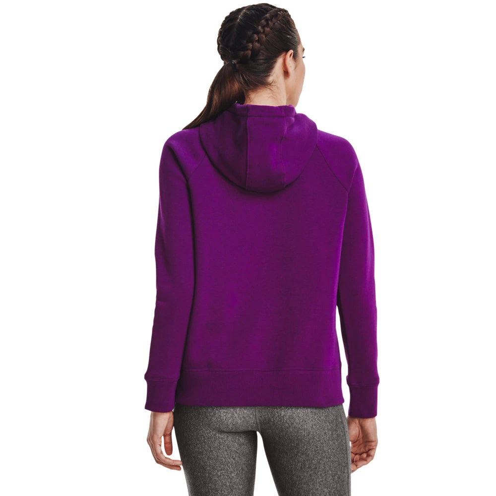 'Under Armour' Women's Rival Fleece Big Logo Foil Outline Hoodie - Rivalry 3 'Under Armour' Women's Rival Fleece Big Logo Foil Outline Hoodie - Rivalry - Image 3
