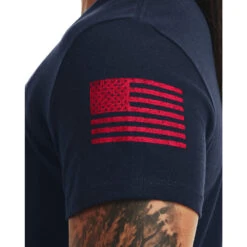 'Under Armour' Women's Freedom United T-Shirt - Academy / Red -Under Armour Sales s7.V5 1370120 408 SIDEDET 1024x1024@2x