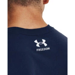 'Under Armour' Men's Freedom Hook T-Shirt - Academy / Red -Under Armour Sales s7.V5 1370304 408 BCKDET 1024x1024@2x