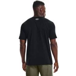 'Under Armour' Men's Freedom Logo T-Shirt - Black / White -Under Armour Sales s7.V5 1370811 001 BC 1024x1024@2x