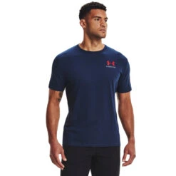 'Under Armour' Men's Freedom Banner T-Shirt - Academy / Red -Under Armour Sales s7.V5 1370818 409 FC 1024x1024@2x