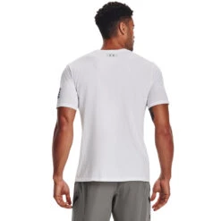 'Under Armour' Men's Freedom Chest Flag T-Shirt - White / Steel -Under Armour Sales s7.V5 1370825 100 BC 1024x1024@2x