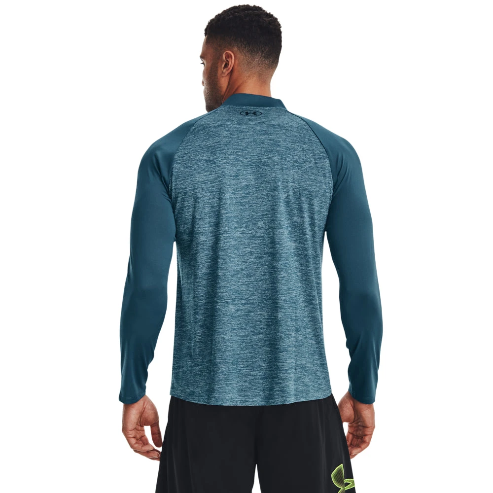 'Under Armour' Men's Tech™ 2.0 1/4 Zip - Static Blue 3 'Under Armour' Men's Tech™ 2.0 1/4 Zip - Static Blue - Image 3