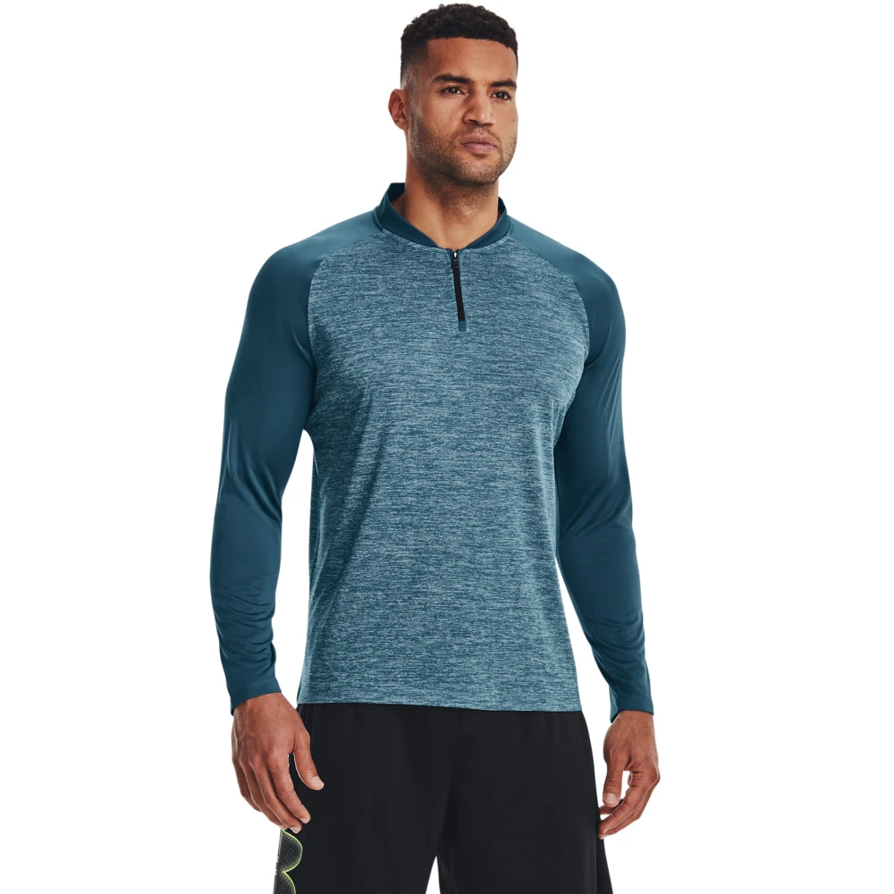 'Under Armour' Men's Tech™ 2.0 1/4 Zip - Static Blue 1 'Under Armour' Men's Tech™ 2.0 1/4 Zip - Static Blue