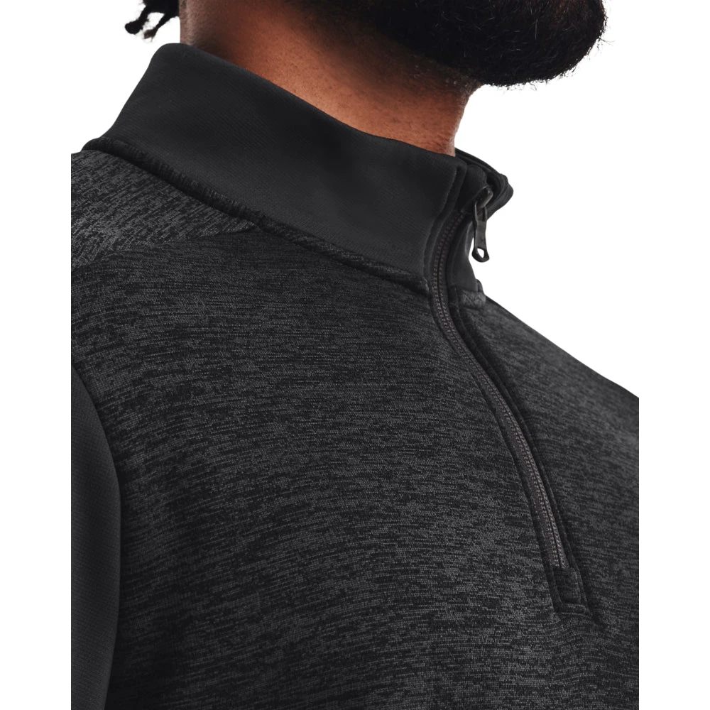'Under Armour' Men's Fleece Twist 1/4 Zip - Jet Grey 2 'Under Armour' Men's Fleece Twist 1/4 Zip - Jet Grey - Image 2